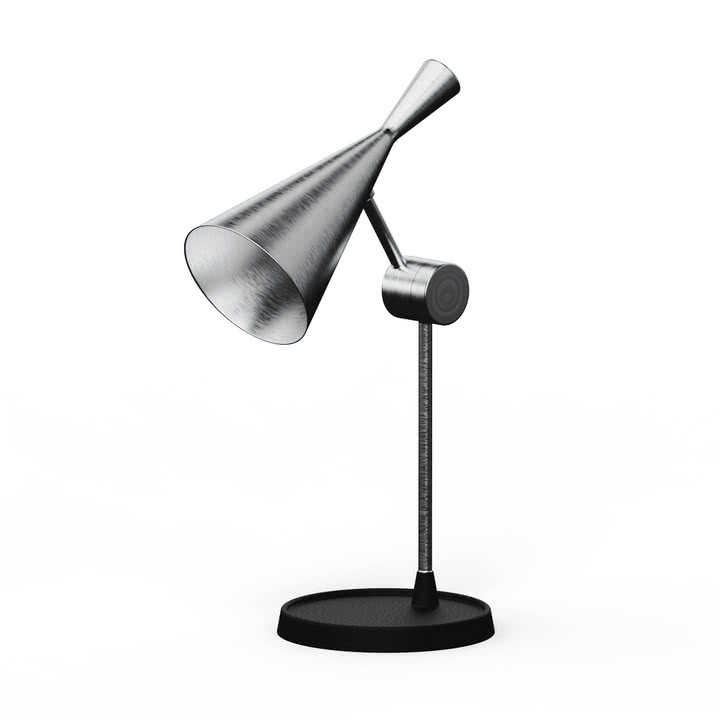 Tom Dixon - Beat Unbeaten LED Tischleuchte, Aluminium