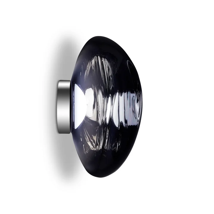 Tom Dixon - Melt LED Wandleuchte / Deckenleuchte, 50 x 28 cm, smoke