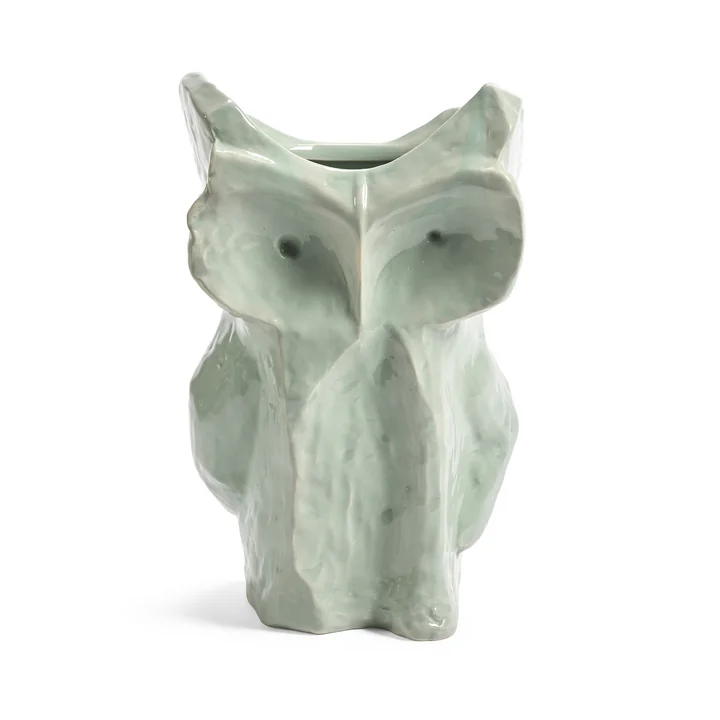 Serax - After Midnight Vase Owl L, hellblau