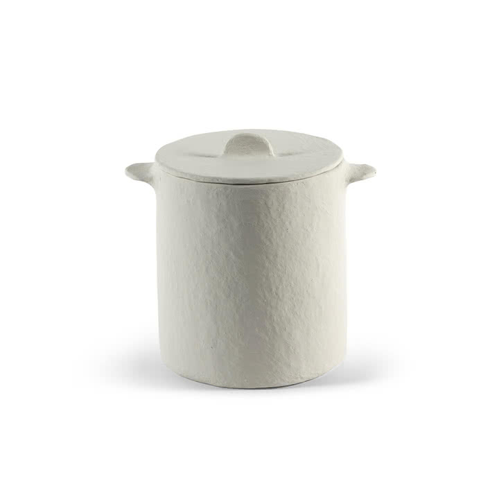 Serax - Earth Pot mit Deckel S, weiß