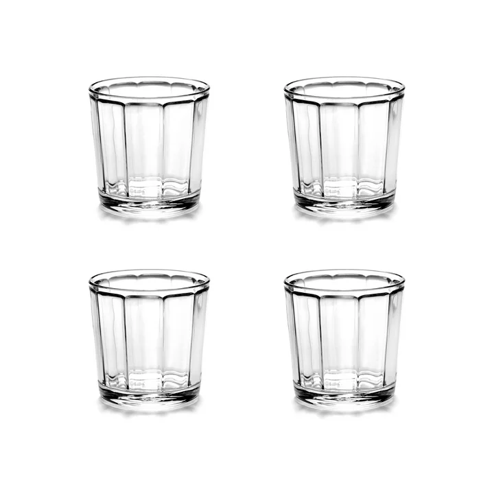 Serax - Surface Wasserglas L, transparent (4er Set)