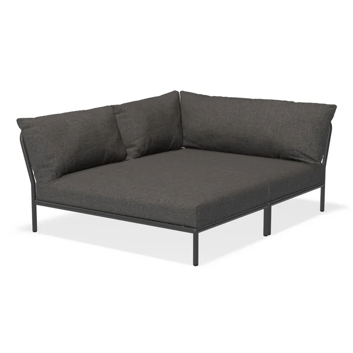 HOUE - Level 2 Cozy Sofa, links, dark grey / dark grey basic