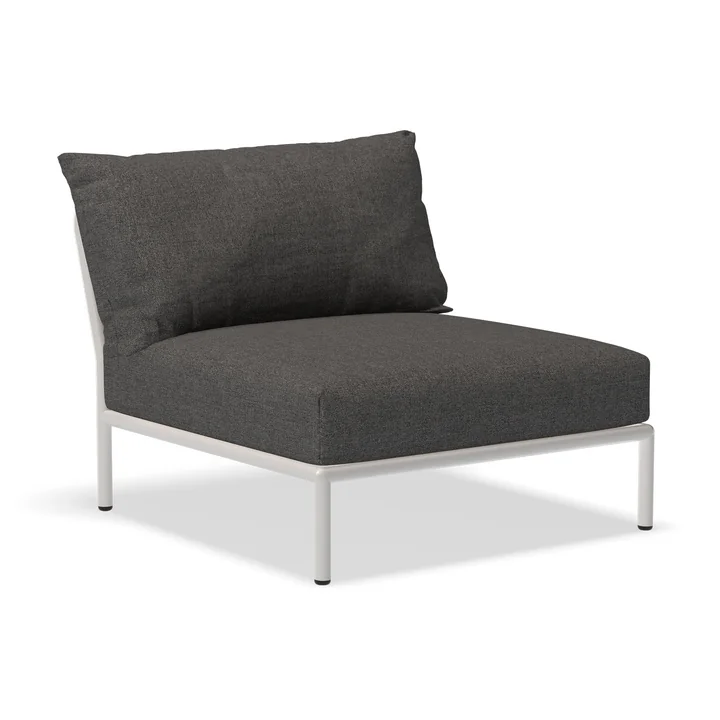 HOUE - Level 2 Stuhl, muted white / dark grey basic