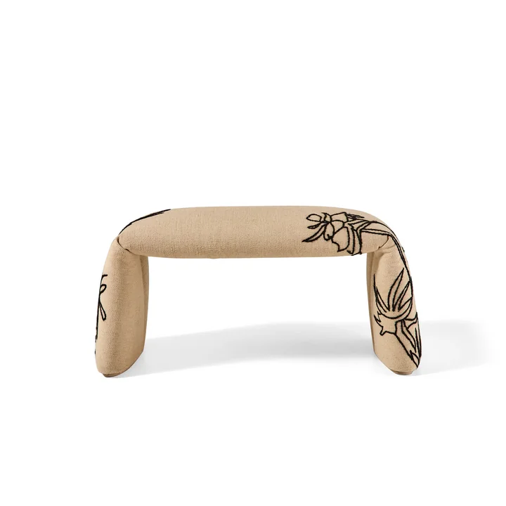 nanimarquina - Folded Bank, medium, 97 x 45 cm, flowers