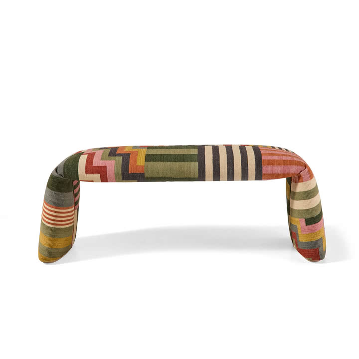 nanimarquina - Folded Bank, large, 120 x 45 cm, mehrfarbig