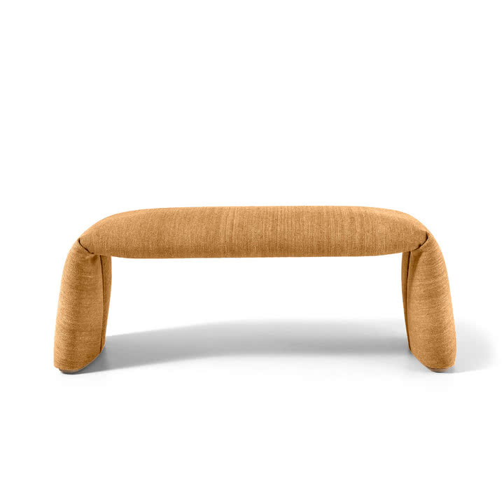 nanimarquina - Folded Bank, large, 120 x 45 cm, karamell