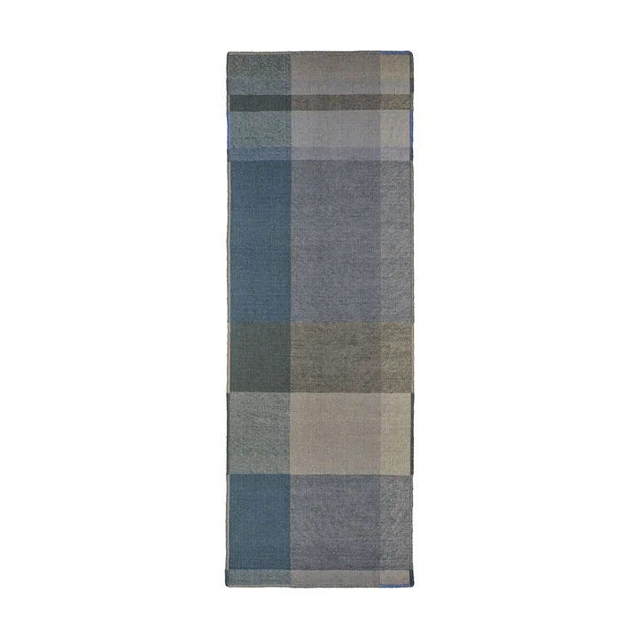nanimarquina - Nuance Wollteppich/Teppichläufer, 80 x 240 cm, denim