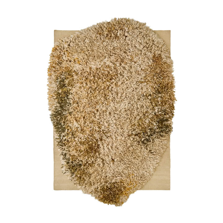 nanimarquina - Alga Teppich, 179 x 270 cm, ocker