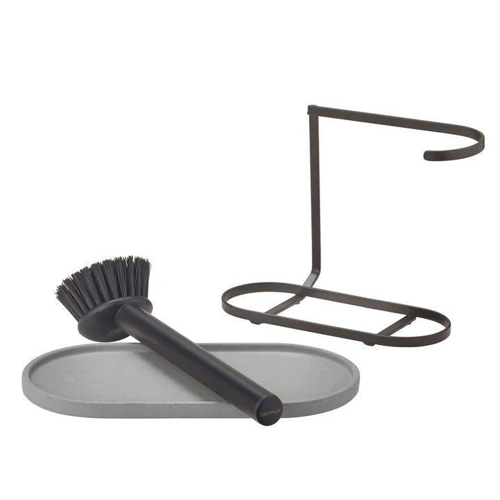 Blomus - Dhuva Spülorganizer mit Spülbürste, micro chip