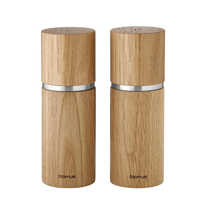 Blomus - Pepe Salz- und Pfeffermühle, eiche (2er Set)