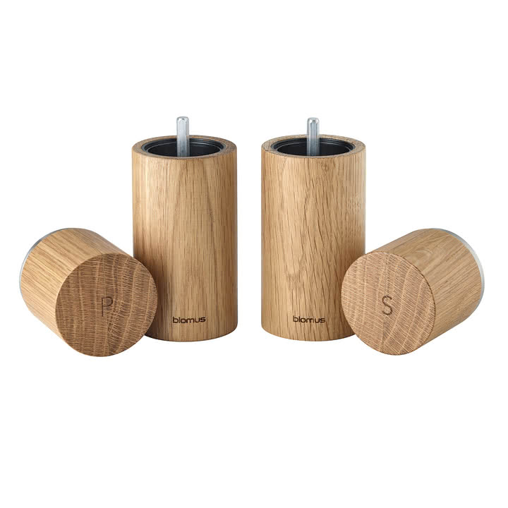 Blomus - Pepe Salz- und Pfeffermühle, eiche (2er Set)