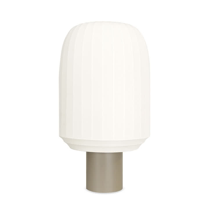 Northern - Tradition Bodenleuchte, Ø 39 cm / H 70 cm, offwhite / graubeige