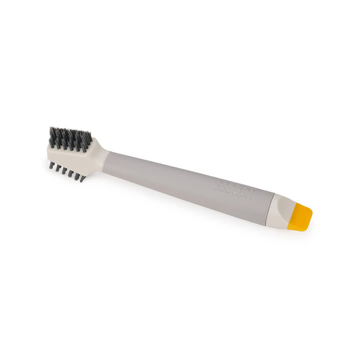 Joseph Joseph - CleanTech 3-in-1 Kleine Reinigungsbürste mit Griff, light stone