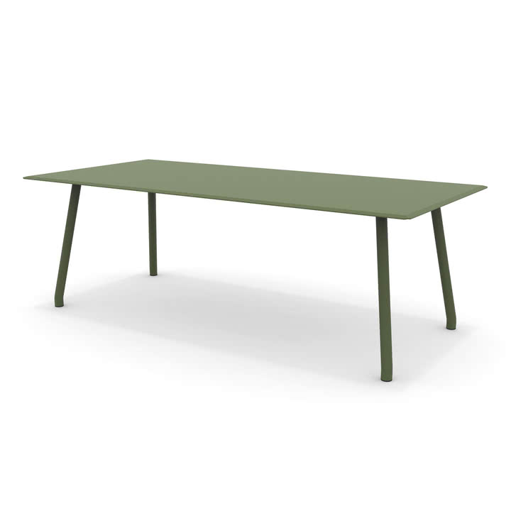 Vermobil - Verdea Tisch, 100 x 220 cm, dunkelgrün