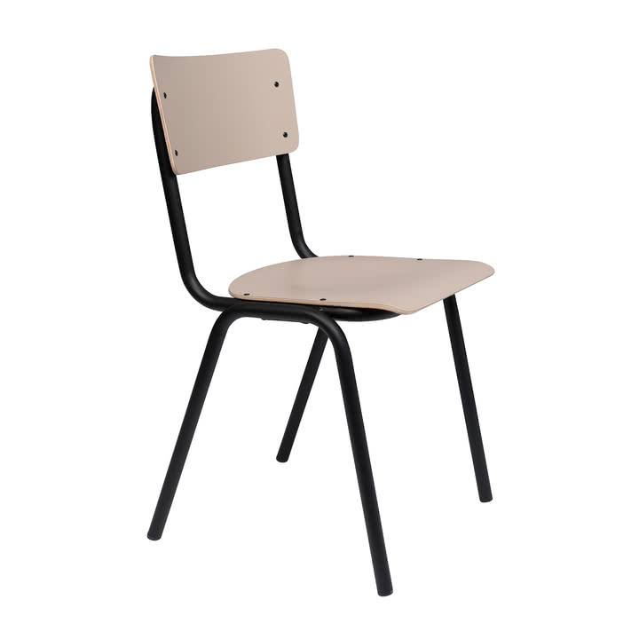 Zuiver - Back to School Stuhl, beige matt