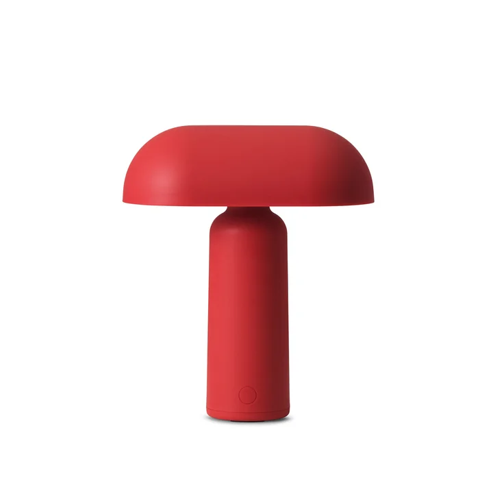 Normann Copenhagen - Porta LED Akku-Tischleuchte, rot