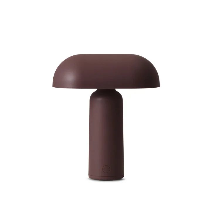 Normann Copenhagen - Porta LED Akku-Tischleuchte, braun