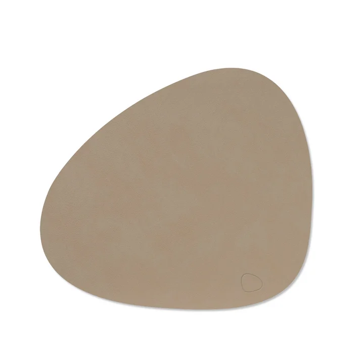 Lind DNA - Tischset Curve M, 31 x 35 cm, Nupo clay brown