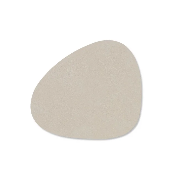 Lind DNA - Glasuntersetzer Curve, Nupo oyster white