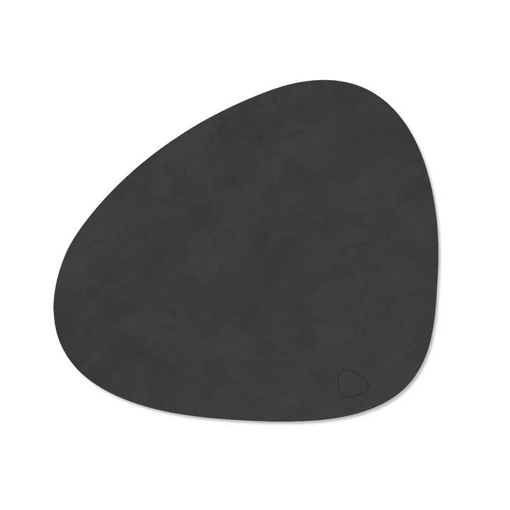 Tischset Curve M, 31 x 35 cm, Nupo schwarz von Lind DNA