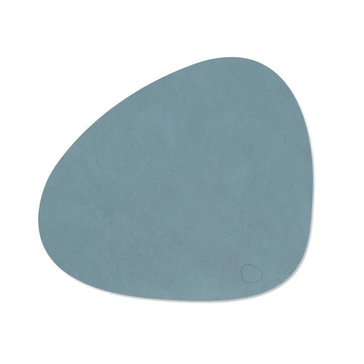 Tischset Curve M, 31 x 35 cm, Nupo hellblau von Lind DNA