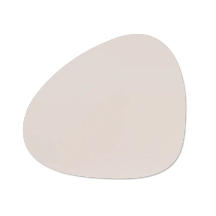 Tischset Curve M, 31 x 35 cm, Nupo soft nude von Lind DNA