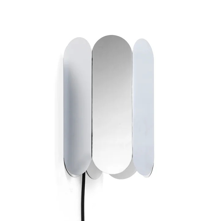 HAY - Arcs Wandleuchte mit Stecker, mirror