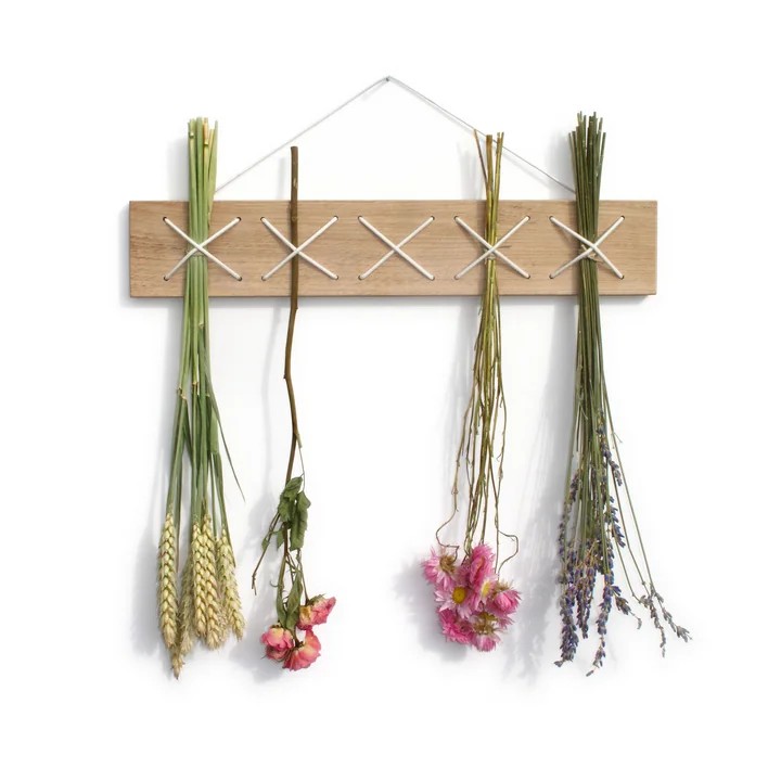 side by side - CrissCross Kräutertrockner, 33 cm, Eiche natur
