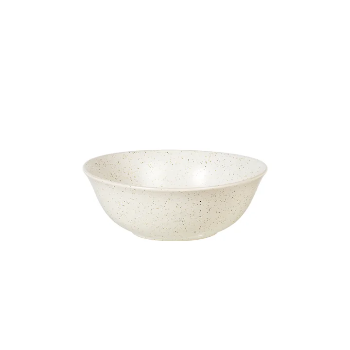 Broste Copenhagen - Nordic Vanilla Buddha Schale, Ø 21 x H 7,5 cm, cream white