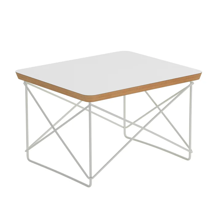 Vitra - Eames Occasional Table LTR, HPL weiß / weiß