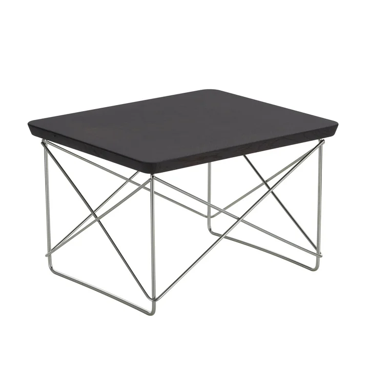 Vitra - Eames Occasional Table LTR, Eiche dunkel / Edelstahl