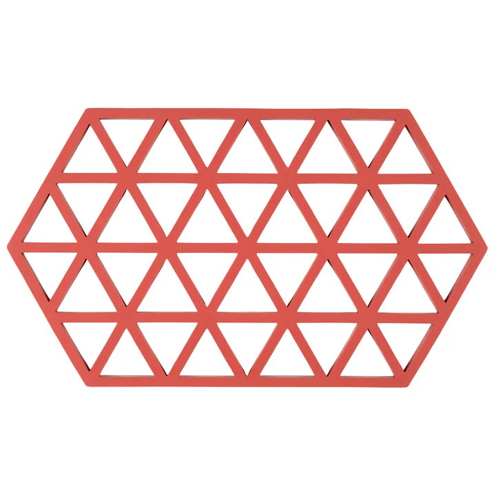 Zone Denmark - Triangle Untersetzer, 24 x 14 cm, burned red