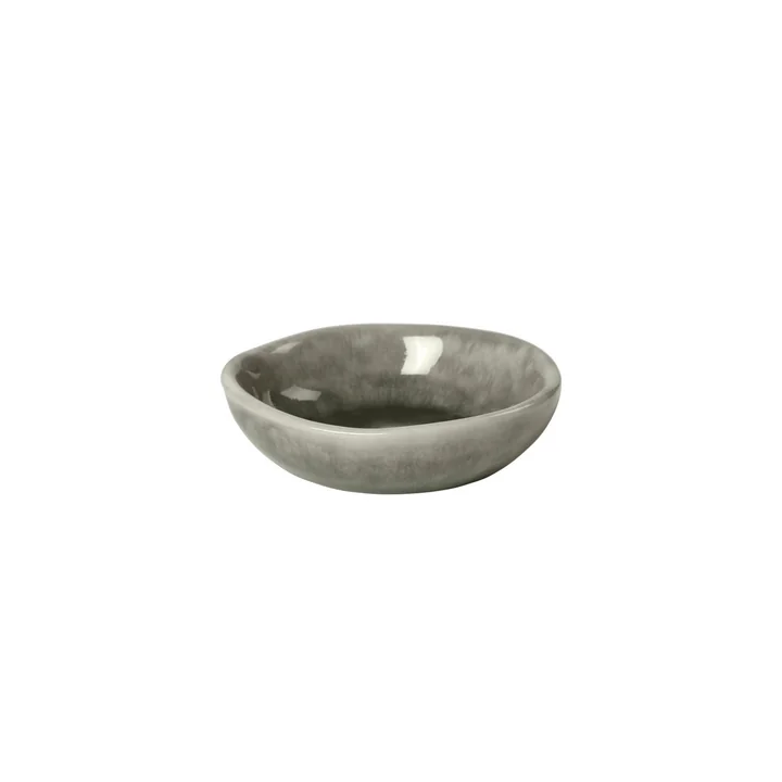 Broste Copenhagen - Nordic Rain Butterschale, Ø 7 cm x H 2 cm, grau