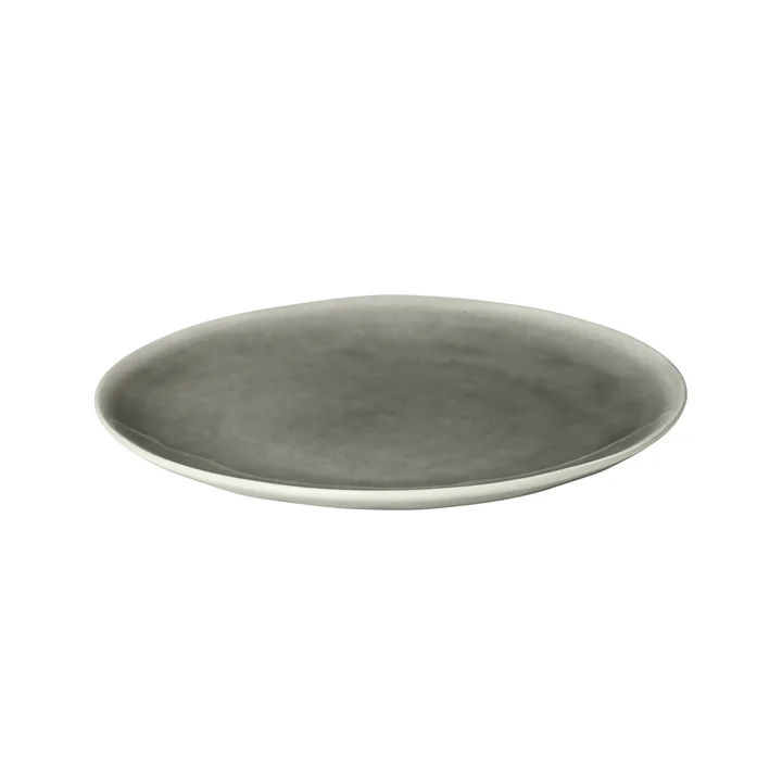 Broste Copenhagen - Nordic Rain Speiseteller, Ø 26 x 2,5 cm, grau