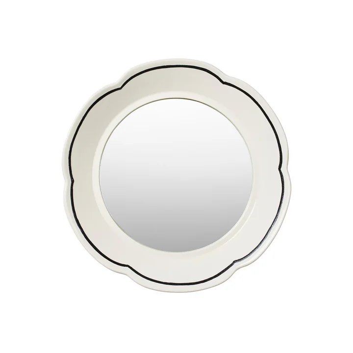 Broste Copenhagen - Hilma Spiegel, Ø 36 cm, off white
