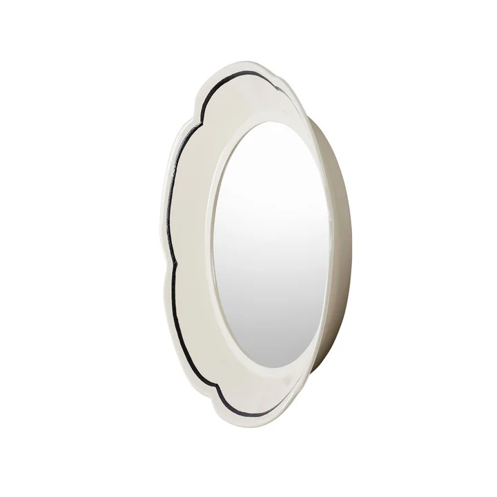 Broste Copenhagen - Hilma Spiegel, Ø 36 cm, off white