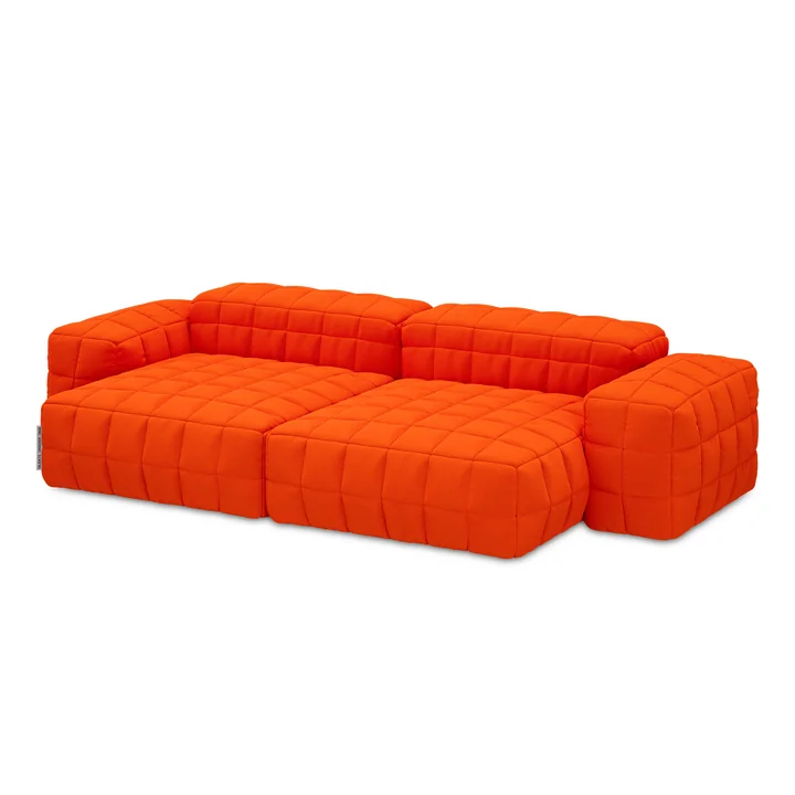 OUT Objekte unserer Tage - Henn Sofa 03, 280 x 140 cm, reinorange (Vidar 4 0542 by Kvadrat / Raf Simons)