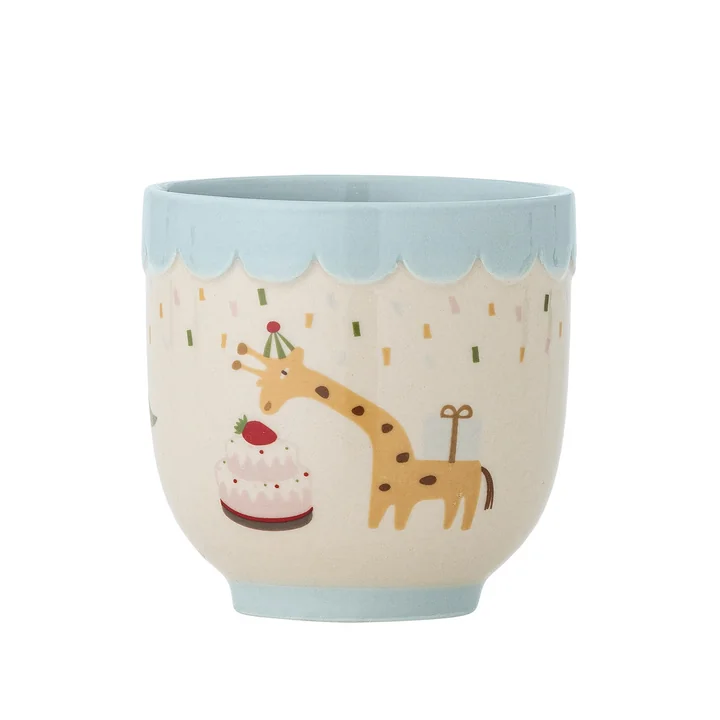 Bloomingville Mini - Celebrate Becher, Ø 7,5 cm, blau