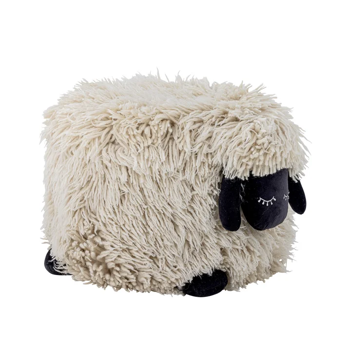 Bloomingville Mini - Dolly Pouf, 50 x 45 cm, weiß