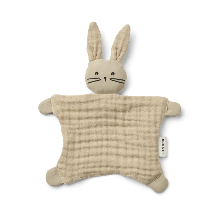 LIEWOOD - Amaya Kuscheltuch Hase, mist (1550)