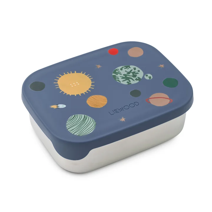 LIEWOOD - Arthur Lunchbox mit Deckel, Universe / classic navy