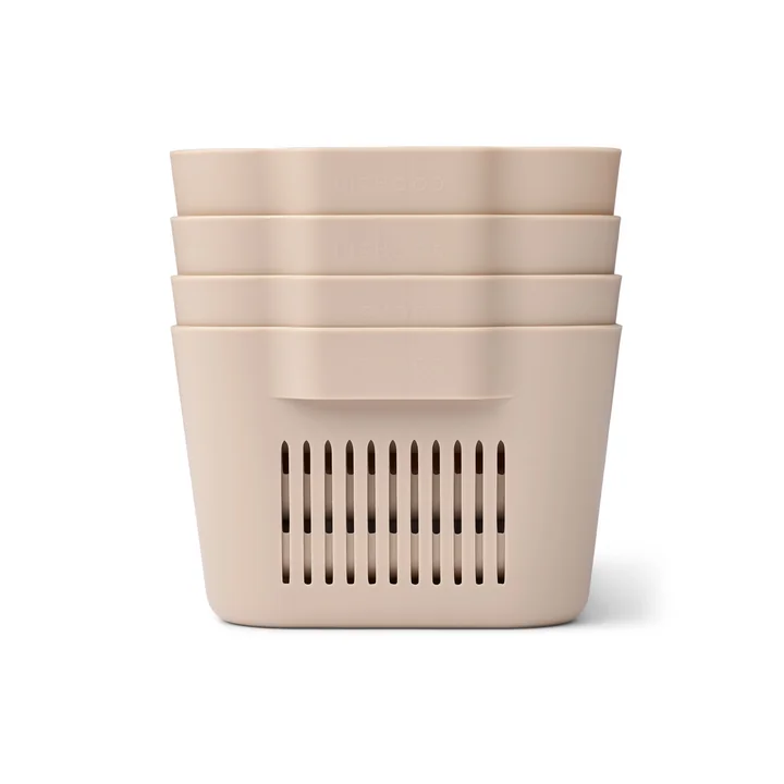 LIEWOOD - Makeeva Aufbewahrungsbox, Mini, sandy (4er-Set)