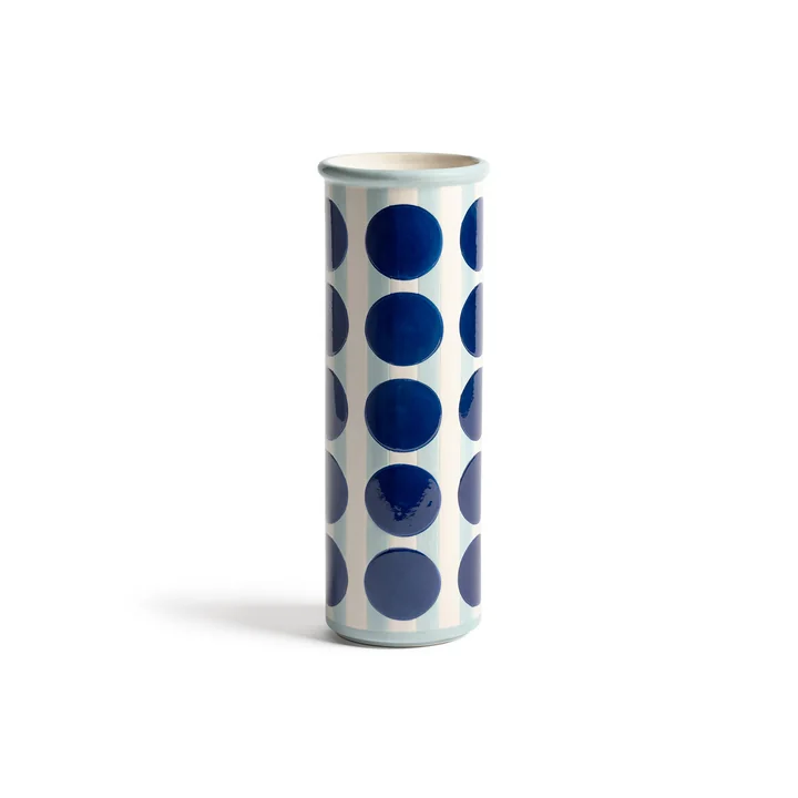 andklevering - Patch Vase, 30.5 x Ø 11 cm, gepunktet, mehrfarbig
