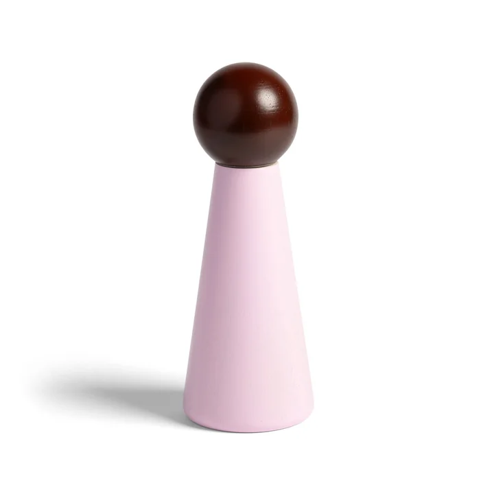 &klevering - Halma Salz- und Pfeffermühle, groß, pink / mehrfarbig