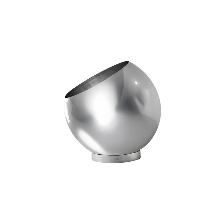 AYTM - Globe Blumentopf, Ø 17 x H 15,4 cm, silber