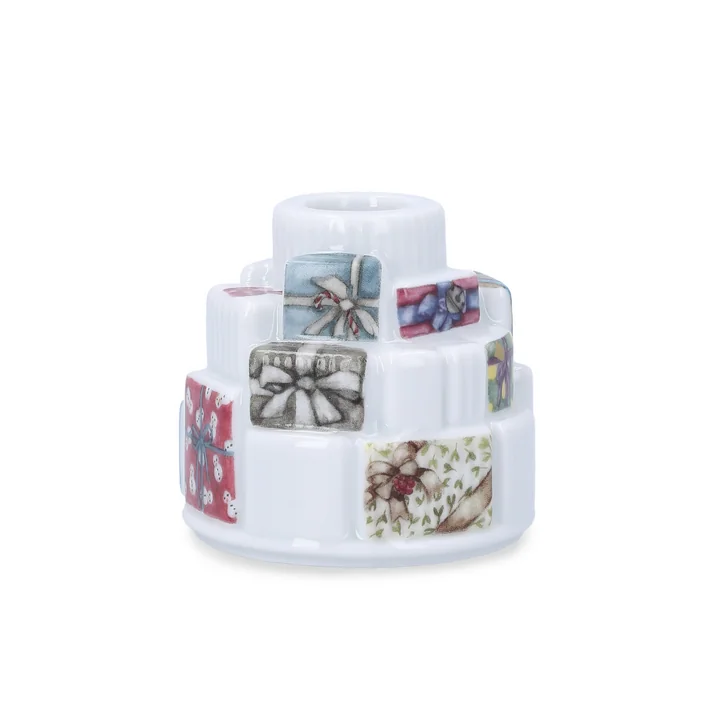 Kähler Design - Hammershøi Kerzenständer mit Geschenkemotiv