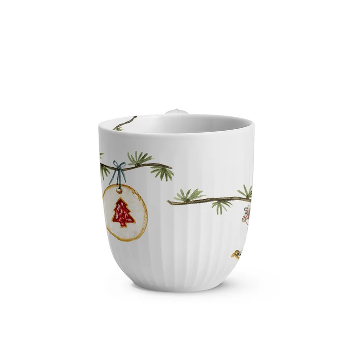 Kähler Design - Hammershøi Christmas 2025 Becher mit Henkel, 33 cl, weiß