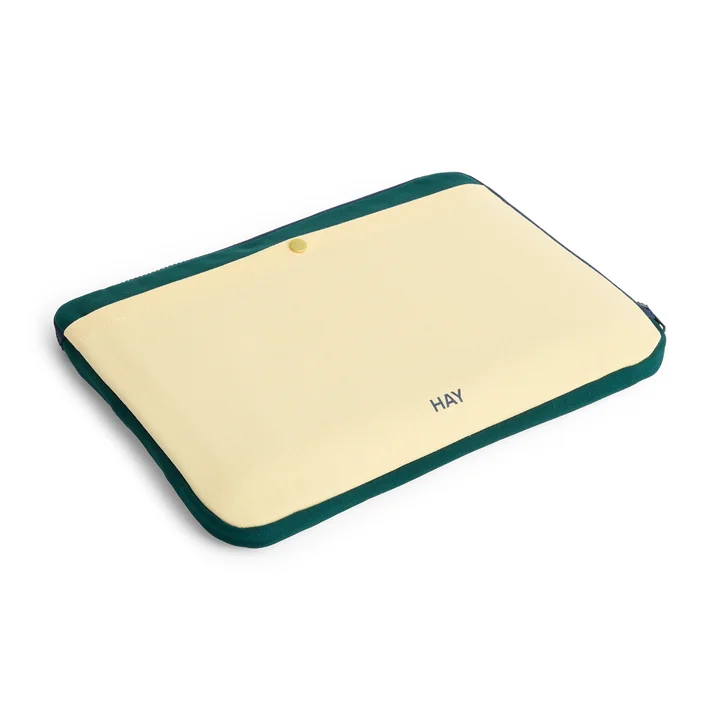 HAY - Multi Laptop Cover, 34,5 x 26 cm, soft yellow multi