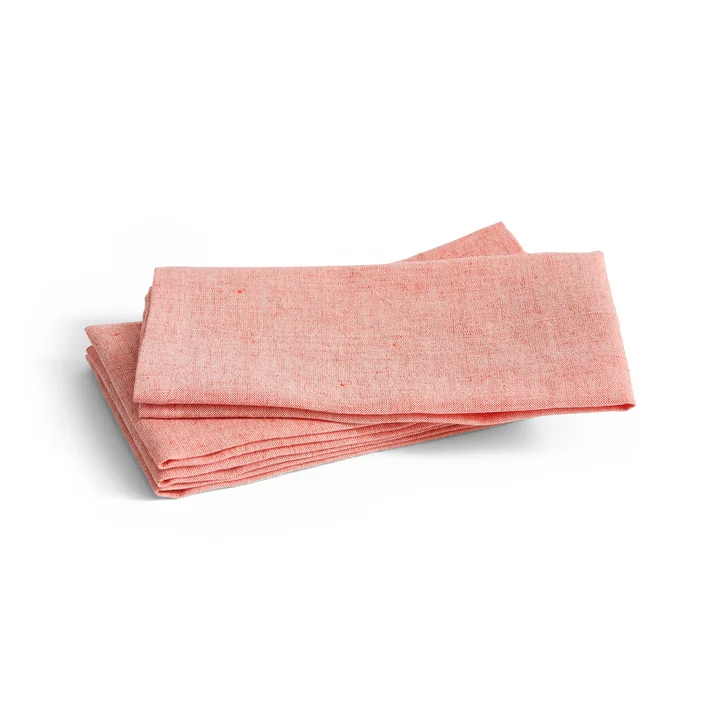 HAY - Tavolo Serviette und Tischset, 31 x 43 cm, soft coral (4er-Set)
