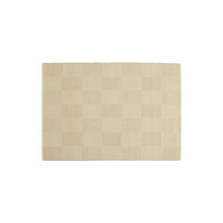 HAY - Check Teppich, 140 x 200 cm, sand S check